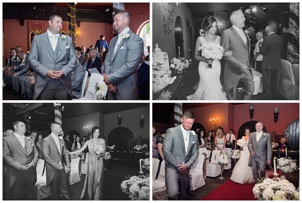 groom waiting for his bride