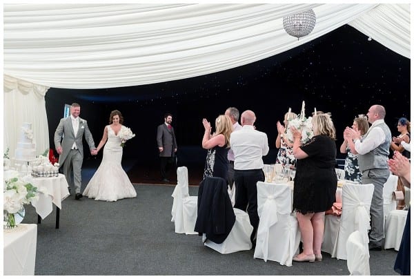 bride and groom entrance