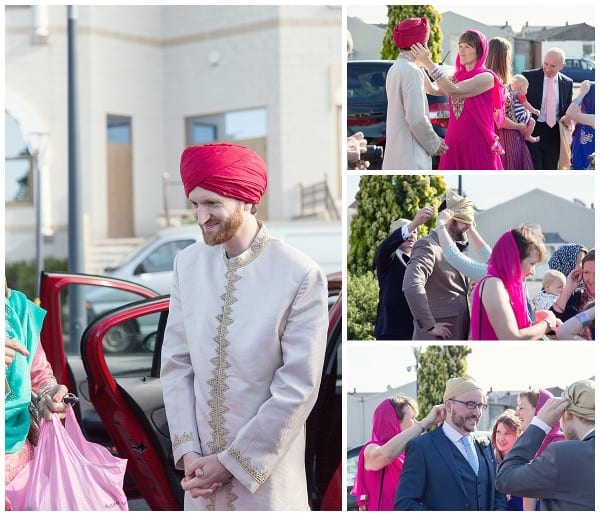 groom awaiting bride