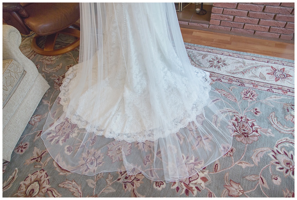 long bridal veil