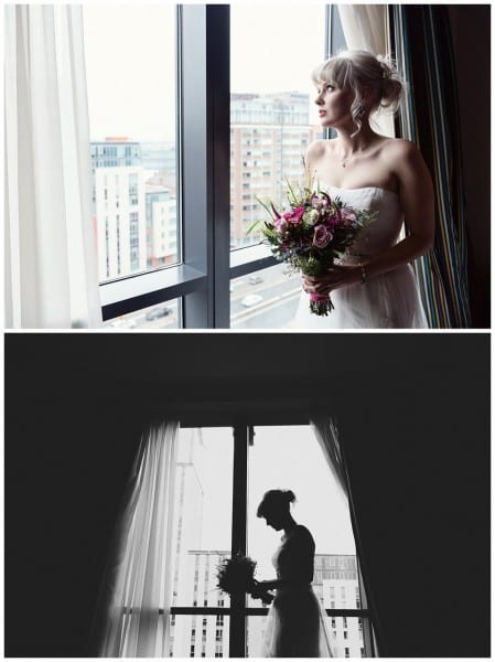 bride waiting to leave