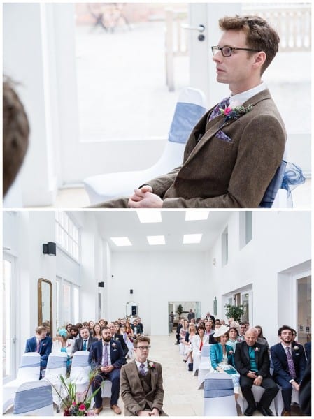 groom waiting