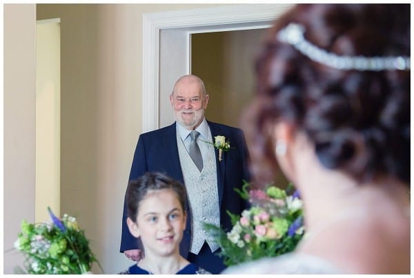 father seeing his daughter