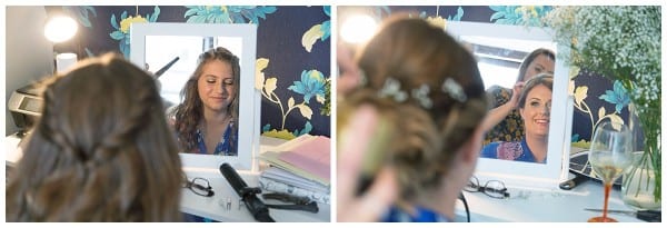 bridesmaid preparations