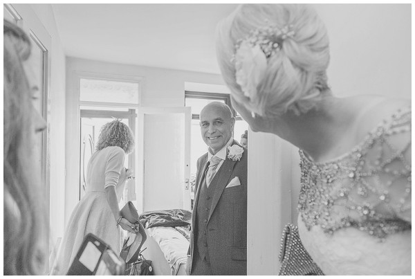 Dad sees his daughter for the first time