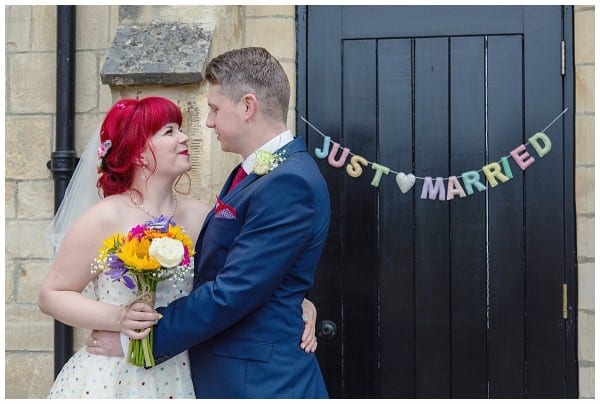 Just Married at Ellenborough park