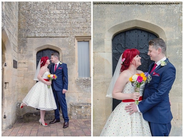 Bride and groom portrait