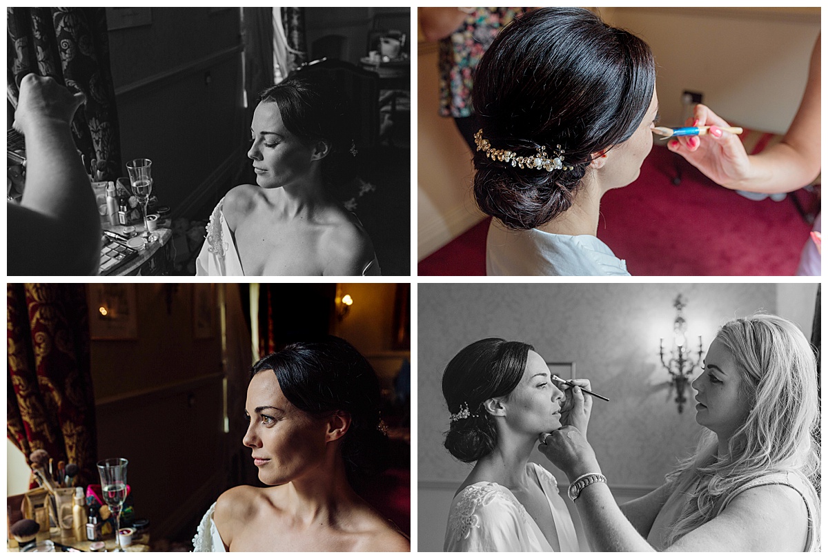Bridal make up Coombe Abbey
